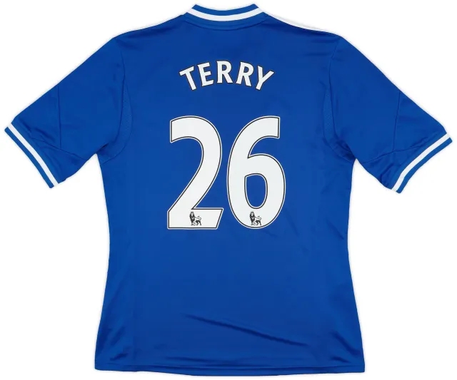 adidas 2013-14 Chelsea Home Shirt Terry #26 - 7/10 - (M)