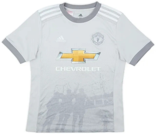 adidas 2017-18 Manchester United Third Shirt - 9/10 - (M.Boys)