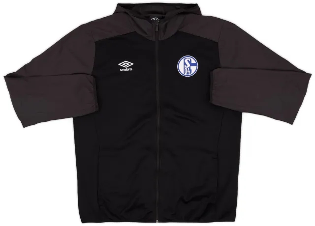 2019-20 Schalke Umbro Hooded Rain Jacket - 8/10 - (XL)
