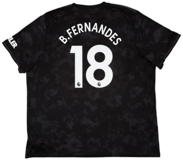 adidas 2019-20 Manchester United Third Shirt B.Fernandes #18 - 8/10 - (3XL)