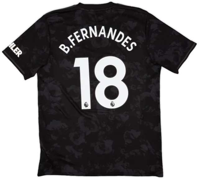 adidas 2019-20 Manchester United Third Shirt B.Fernandes #18 - 8/10 - (L)