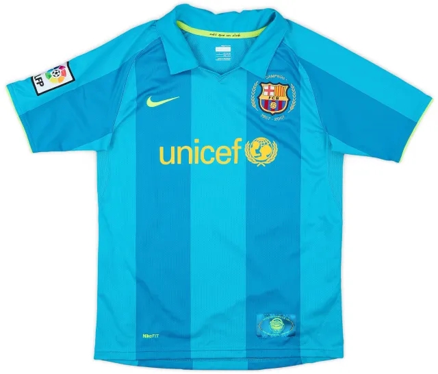 Nike 2007-09 Barcelona Away Shirt - 8/10 - (L.Boys)