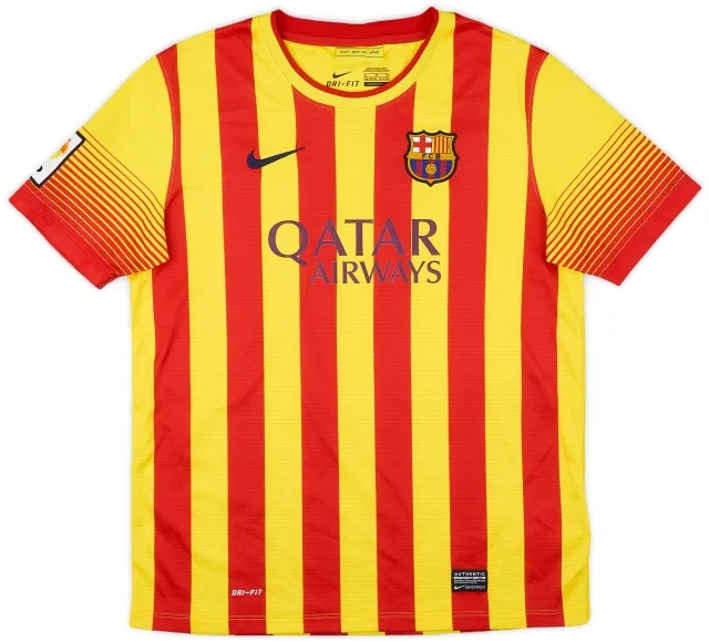 Nike 2013-15 Barcelona Away Shirt - 9/10 - (XL.Boys)