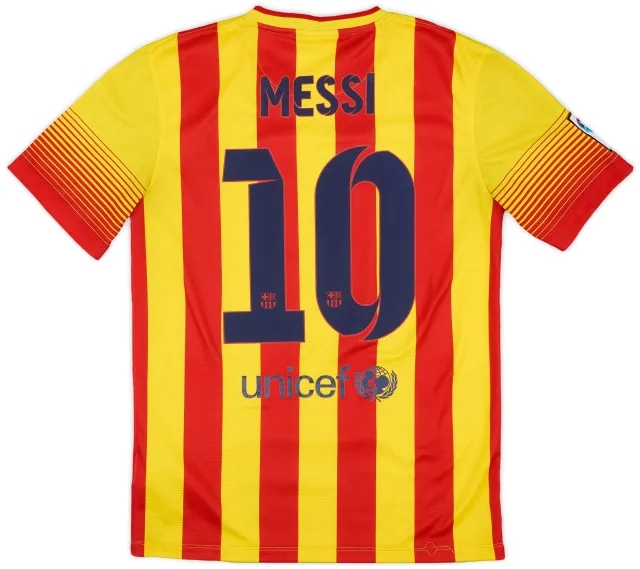 Nike 2013-15 Barcelona Away Shirt Messi #10 - 6/10 - (S)