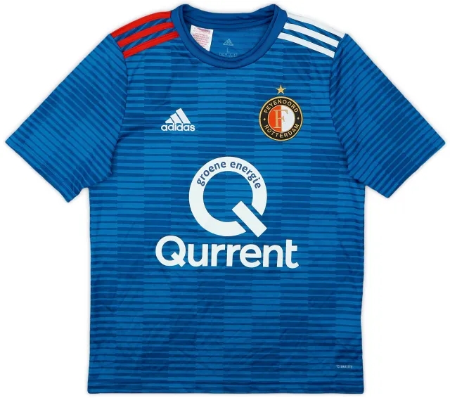 adidas 2018-19 Feyenoord Away Shirt - 9/10 - (L.Boys)