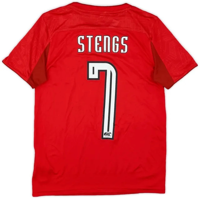 Under Armour 2018-19 AZ Alkmaar Home Shirt Stengs #7 - 9/10 - (L.Boys)