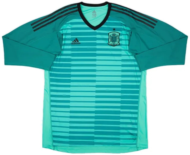 adidas 2018-19 Spain Player Issue GK Shirt - 8/10 - (XL)