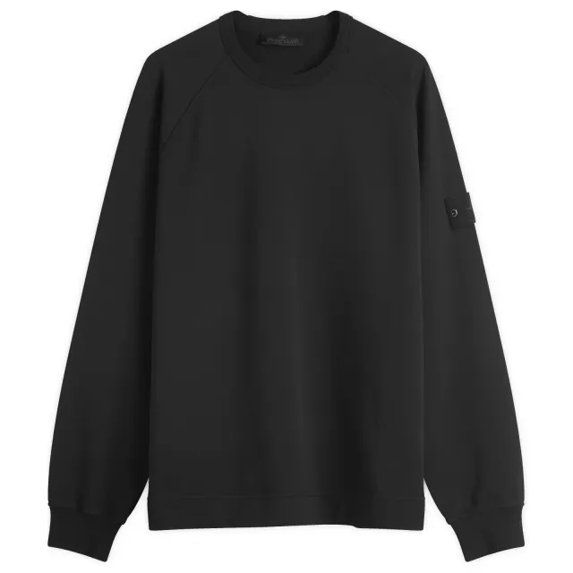 Stone Island Men's Ghost Piece Crew Neck Sweatshirt Black