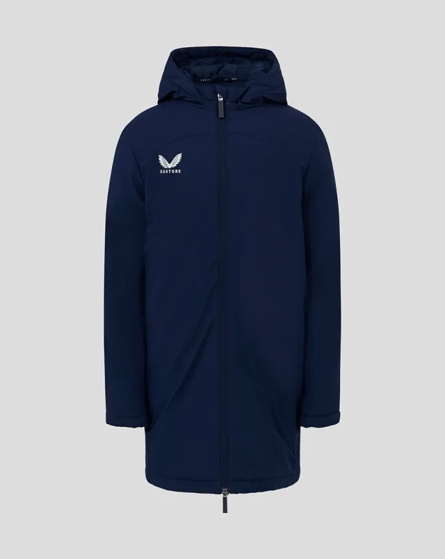 Castore Junior Long Bench Jacket - Dark Slate