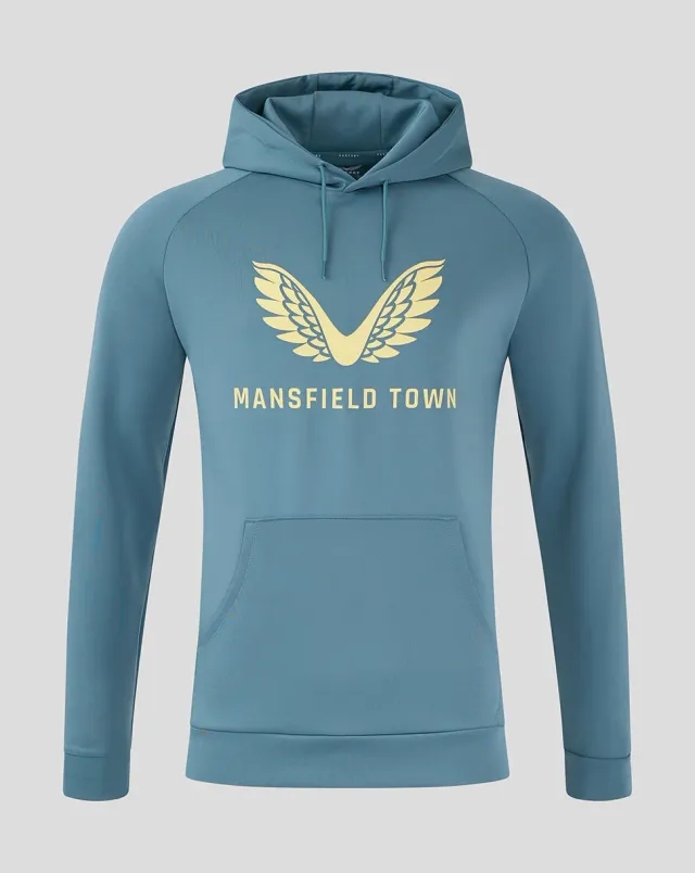 Castore Mansfield Men's 24/25 Travel Hoody - Light Blue
