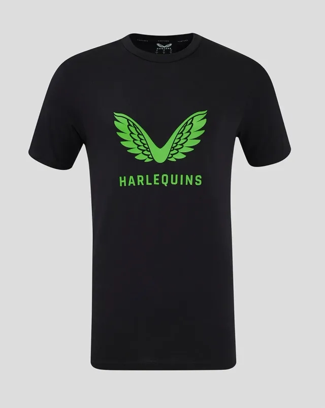 Castore Harlequins Men's 24/25 Training Logo Tee - Black