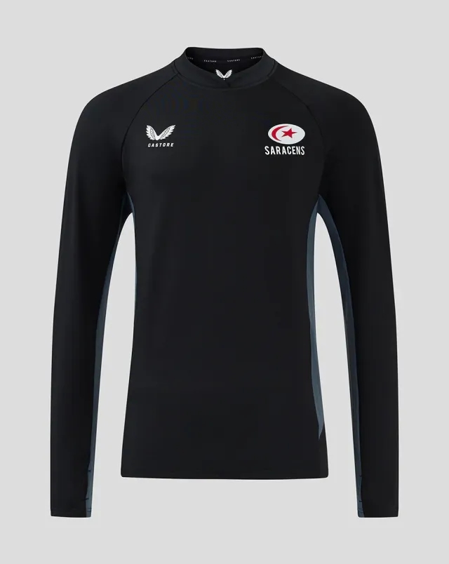 Castore Saracens Men's 24/25 Training Midlayer - Black
