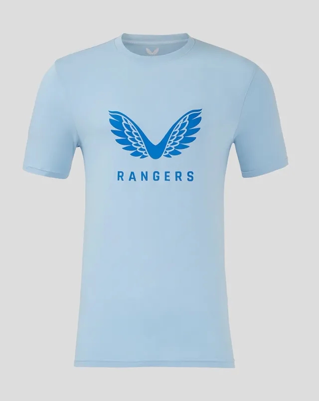 Castore Rangers Men's 24/25 Pro Players Logo T-shirt