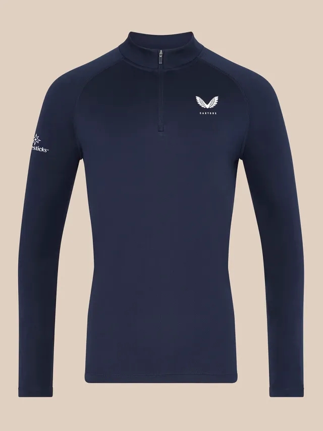 Castore Majesticks Gc 1/4 Zip Top - Navy