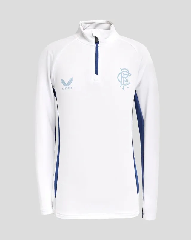 Castore Rangers 24/25 Junior Pro Players 1/4 Zip Training Top