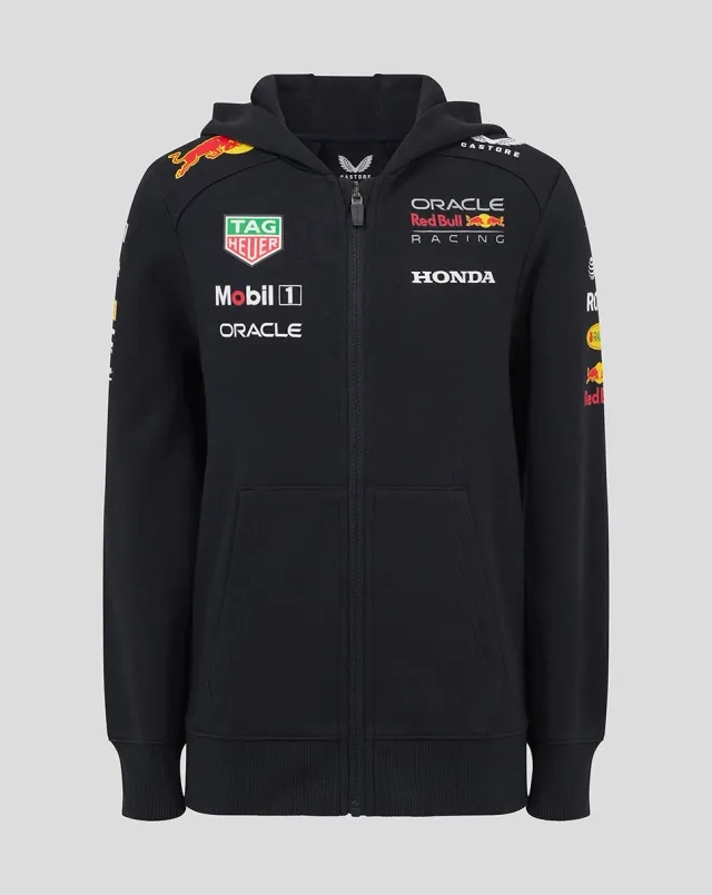 Castore Oracle Red Bull Racing Junior Teamline Zip Hoodie - Night Sky
