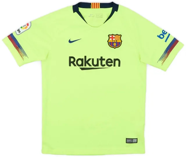 Nike 2018-19 Barcelona Away Shirt - 6/10 - (L.Boys)