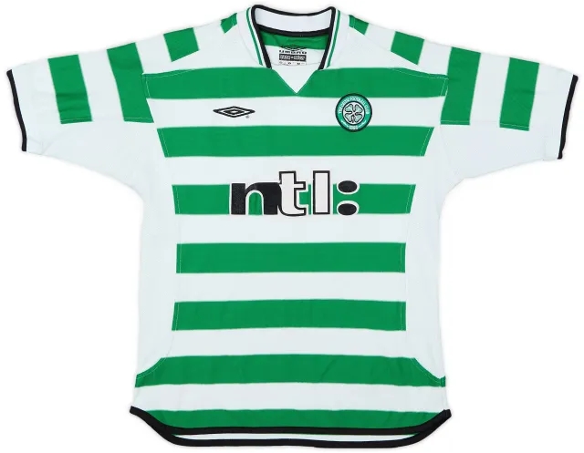 Umbro 2001-03 Celtic Home Shirt - 6/10 - (L.Boys)