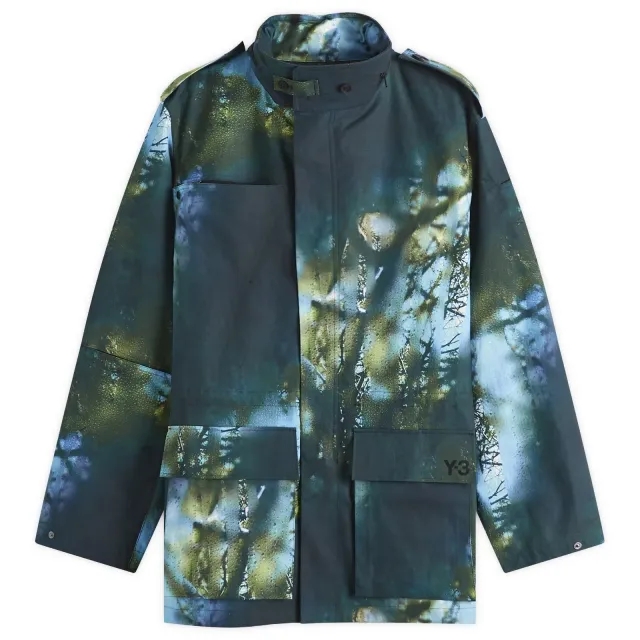 Y-3 Men's Earth Print Field Jacket Multi