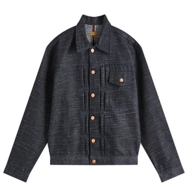 Dubbleware Men's Nimes Rainbow Selvedge Denim Jacket