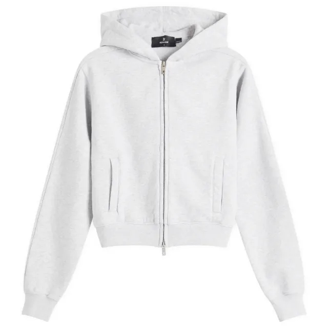 Represent Women's Slim Fit Zip Sweatshirt Grey Marl