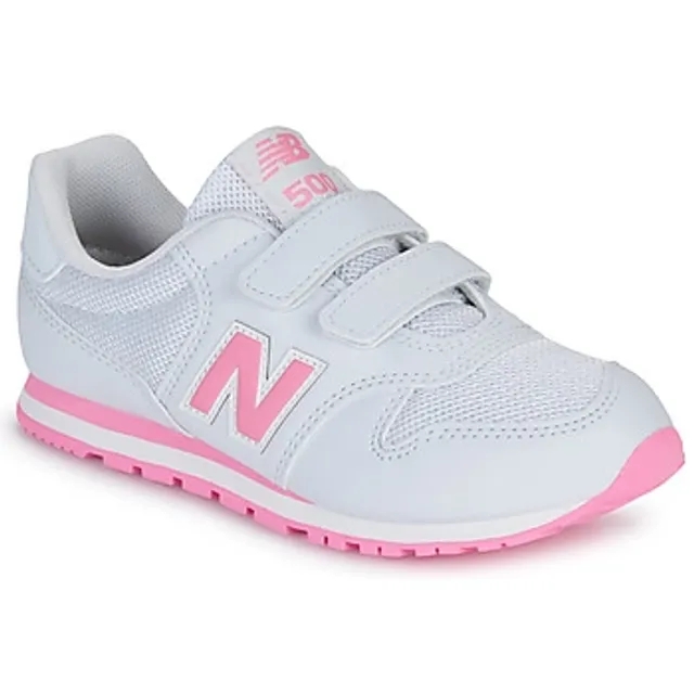 New Balance  500  girls's Children's Shoes (Trainers) in White