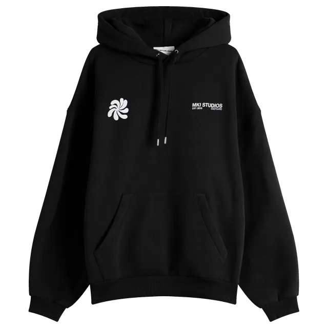MKI Men's Abstract Hoodie Black