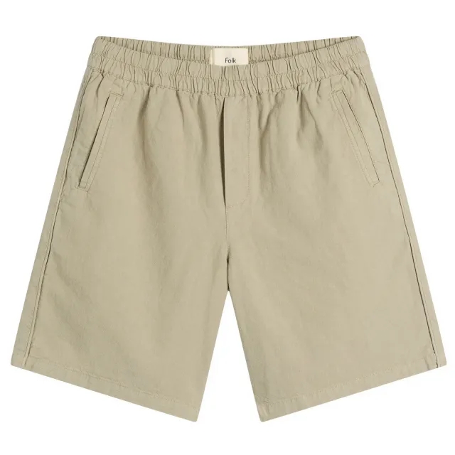 Folk Men's Linen Assembly Shorts Sage