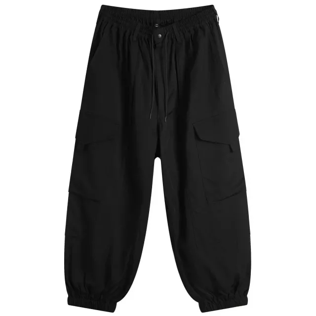 Pants Y-3 Rayon Twill Tracksuit Bottoms Black Xl
