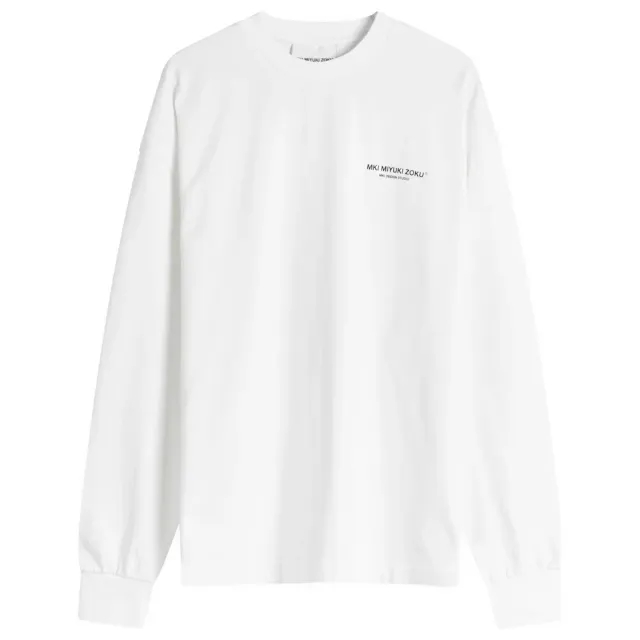 MKI Men's Design Studio Long Sleeve T-Shirt White