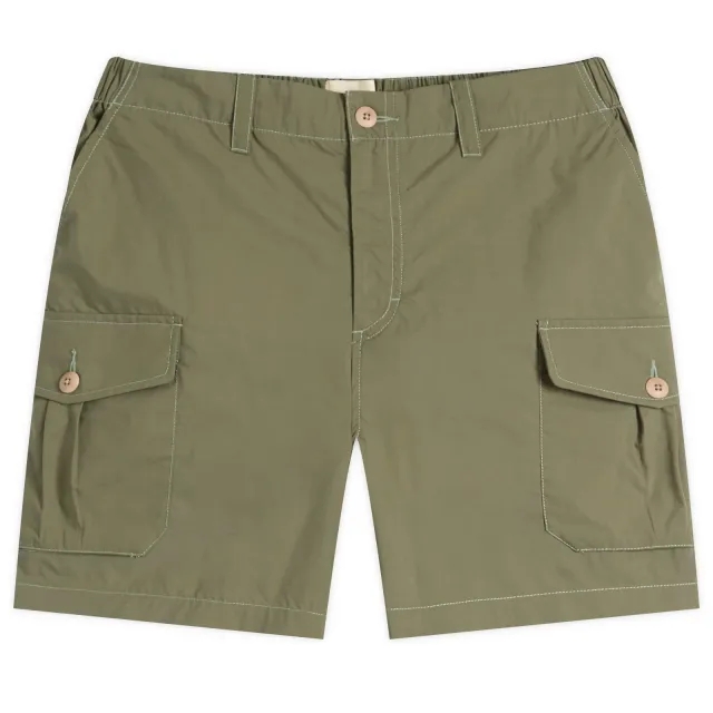 Folk Men's Utility Shorts Dark Sage