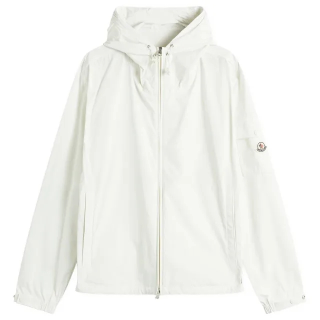 Moncler Men's Sassiere Micro Soft Hooded Jacket White