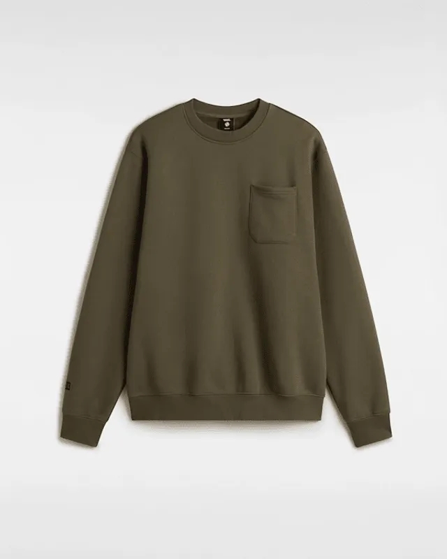 Vans - Mte Lodge Heavyweight Crew Sweatshirt, Man, Green