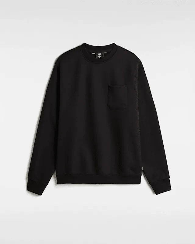 Vans - Mte Lodge Heavyweight Crew Sweatshirt, Man, Black