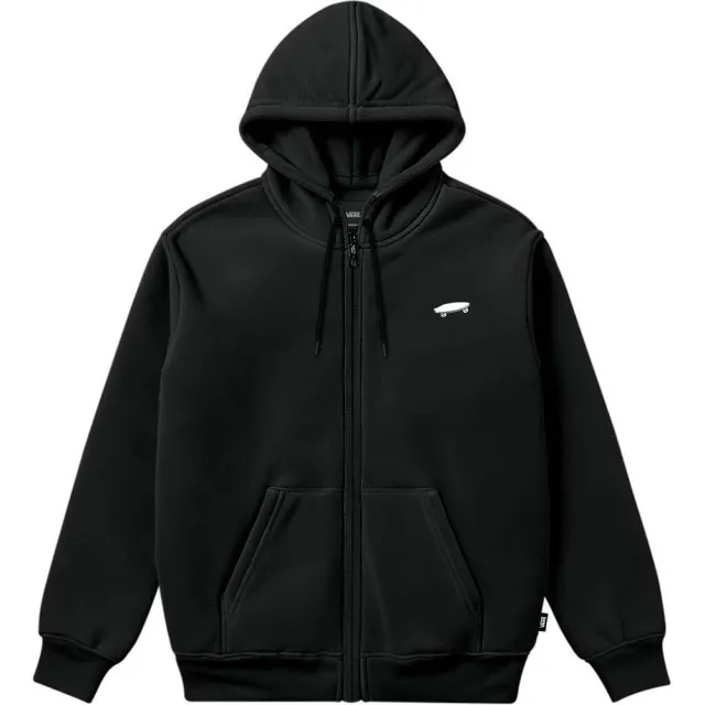 Vans - Salton Zip Pullover Hoodie, Man, Black