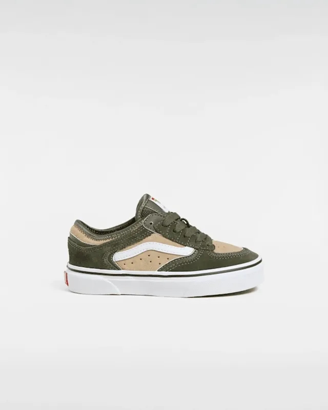 Vans - Kids Rowley Shoes (4-8 Years), Green