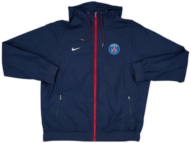 2016-17 Paris Saint-Germain Nike Hooded Track Jacket - 5/10 - (XL)