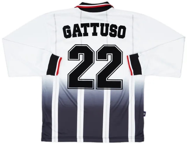 Nike 1997-99 Rangers Player Issue Away L/S Shirt Gattuso #22 - 9/10 - (S)