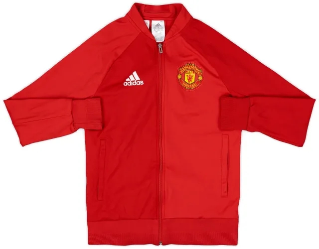 2016-17 Manchester United adidas Track Jacket - 8/10 - (L.Boys)