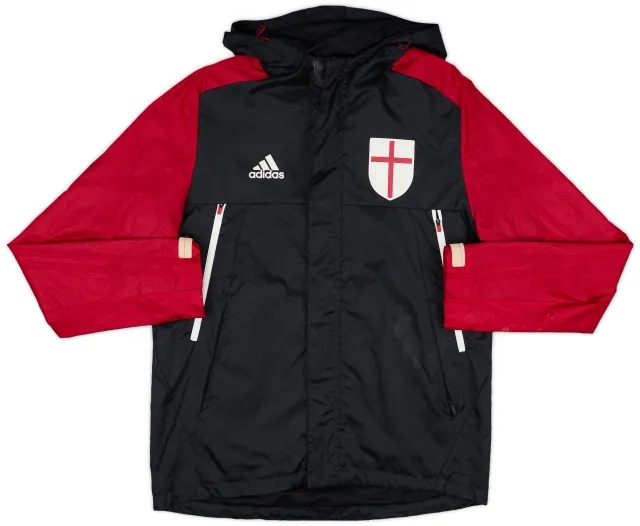 2014-15 AC Milan adidas Hooded Rain Jacket - 5/10 - (L)