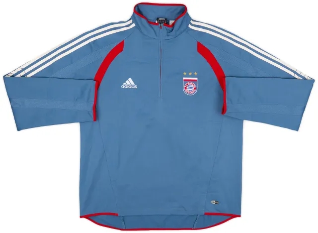 2005-06 Bayern Munich adidas 1/4 Zip Drill Top - 9/10 - (M/L)