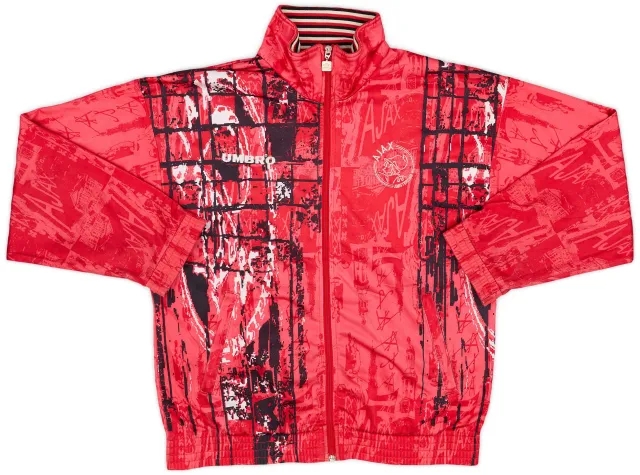 1995-96 Ajax Umbro Track Jacket - 8/10 - (L)
