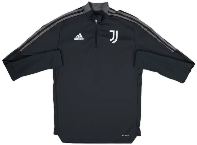 2021-22 Juventus adidas 1/4 Zip Drill Top - 10/10 - (M)