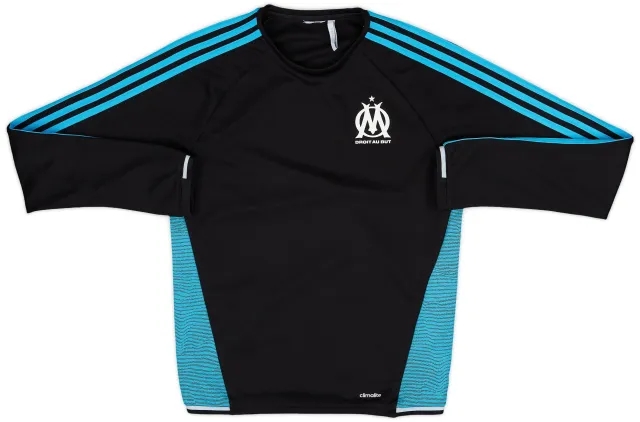 2015-16 Olympique Marseille adidas Sweat Top - 8/10 - (S)