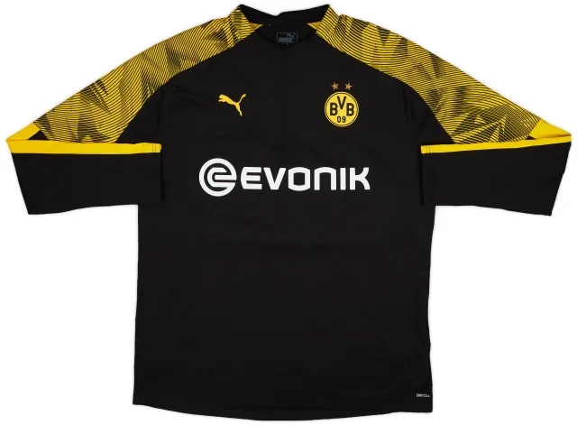 2017-18 Borussia Dortmund Puma 1/4 Zip Drill Top - 8/10 - (XXL)
