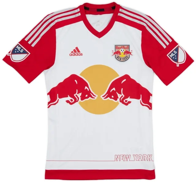 adidas 2015-16 New York Red Bulls Authentic Home Shirt - 8/10 - (S)
