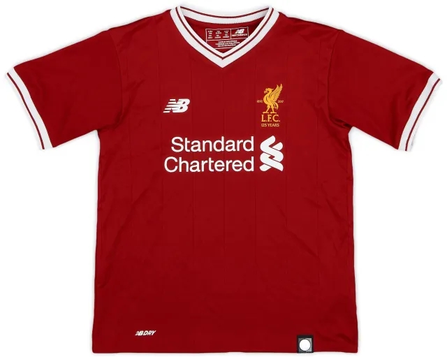 NewBalance 2017-18 Liverpool 125 Years Home Shirt - 9/10 - (4-5 Years)