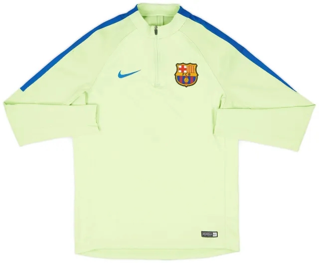 2017-18 Barcelona Nike 1/4 Zip Drill Top - 4/10 - (L)