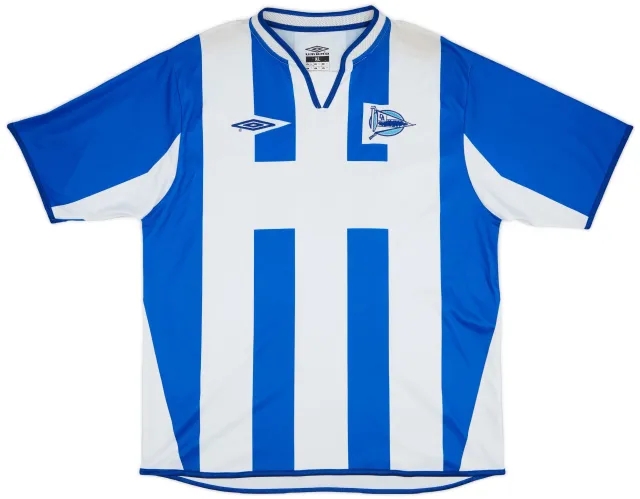 Umbro 2005-06 Alaves Home Shirt - 7/10 - (XL)