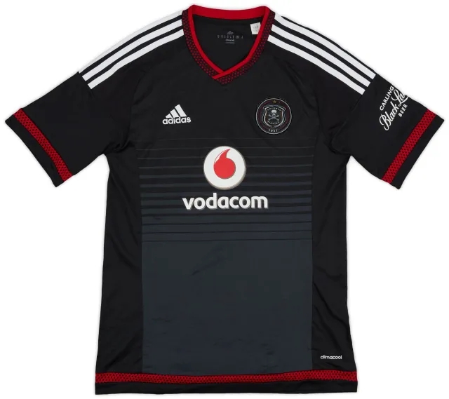 adidas 2015-16 Orlando Pirates Home Shirt - 9/10 - (S)
